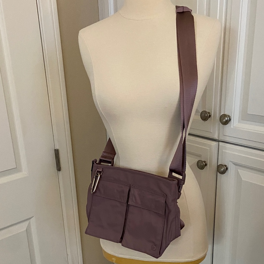 Athleta Stylish Purple Crossbody Bag